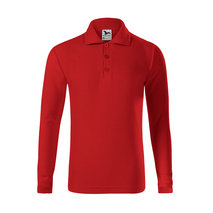 Malfini Tricou Polo maneca lunga Copii Rosu Malfini Tricou Polo maneca lunga Copii Rosu