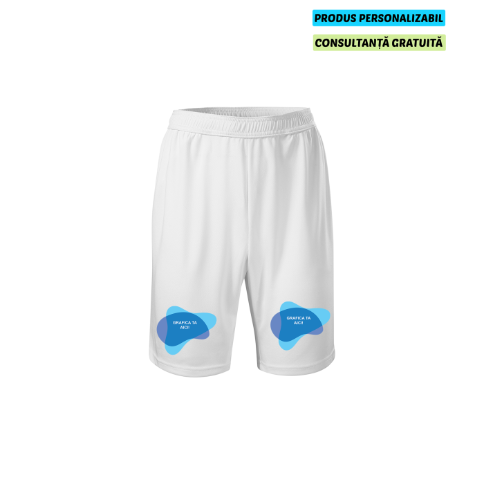 Malfini Pantaloni scurti Copii Alb Miles Personalizati