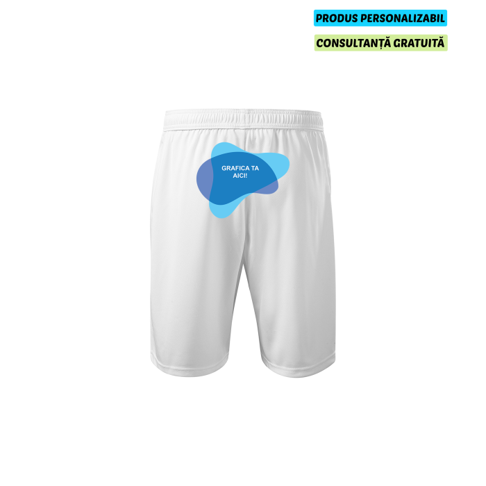 Malfini Pantaloni scurti Copii Alb Miles Personalizati