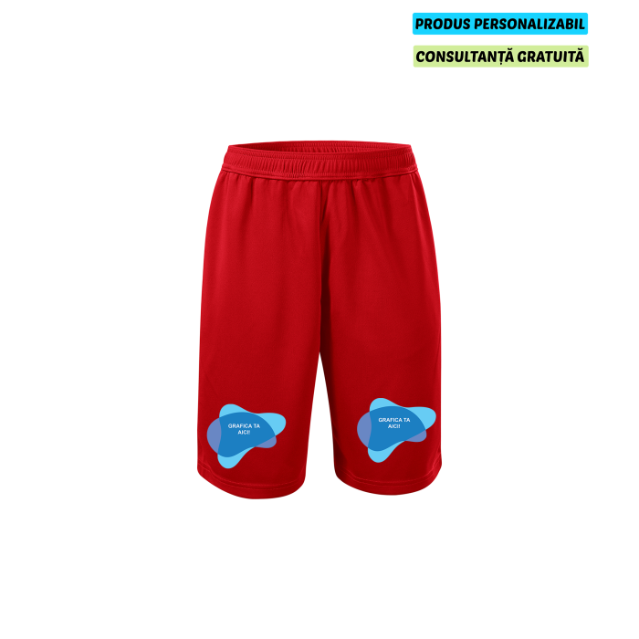 Malfini Pantaloni scurti Copii Rosu Miles Personalizati