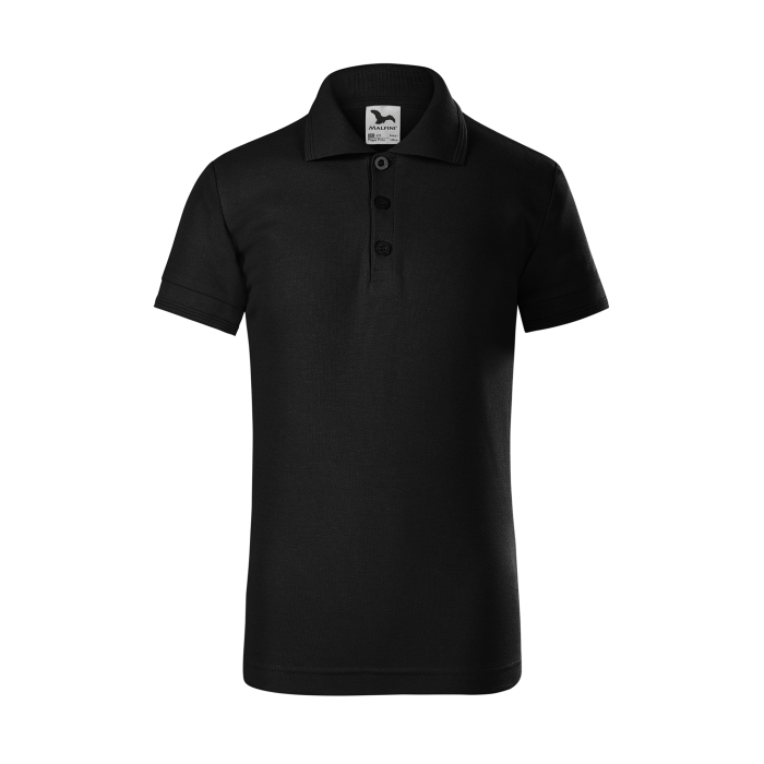 Malfini Tricou Polo Copii Negru Regular