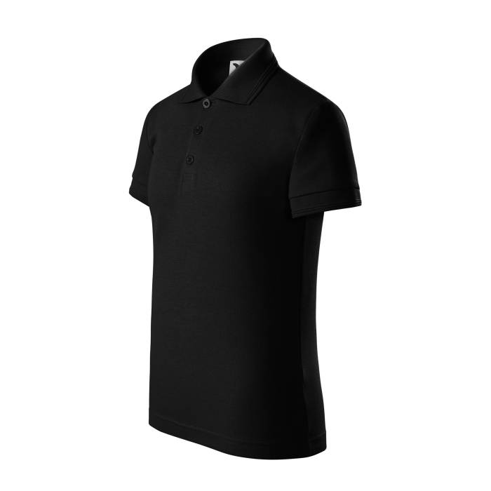 Malfini Tricou Polo Copii Negru Regular