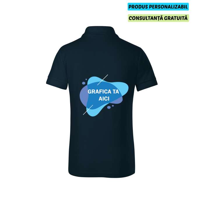 Malfini Tricou Polo Copii Bleumarine Personalizat