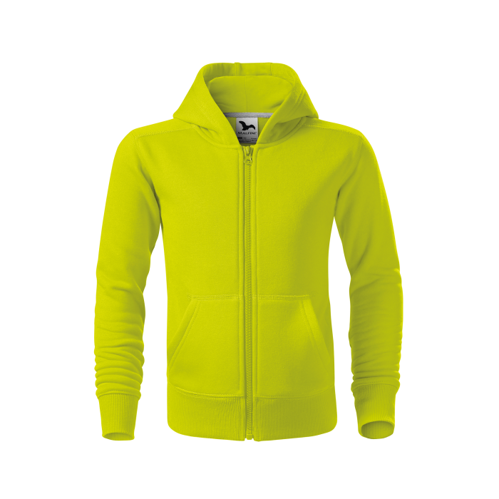 Malfini Hanorac cu fermoar Copii Lime Regular Malfini Hanorac cu fermoar Copii Lime Regular