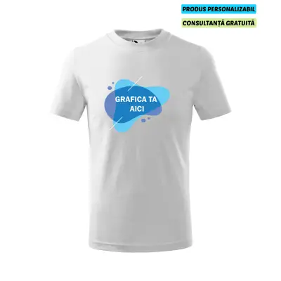 Malfini Tricou Copii Alb Personalizat