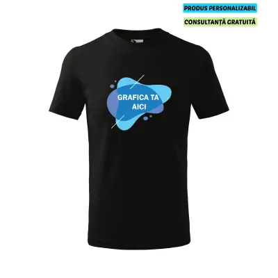 Malfini Tricou Copii Negru Personalizat