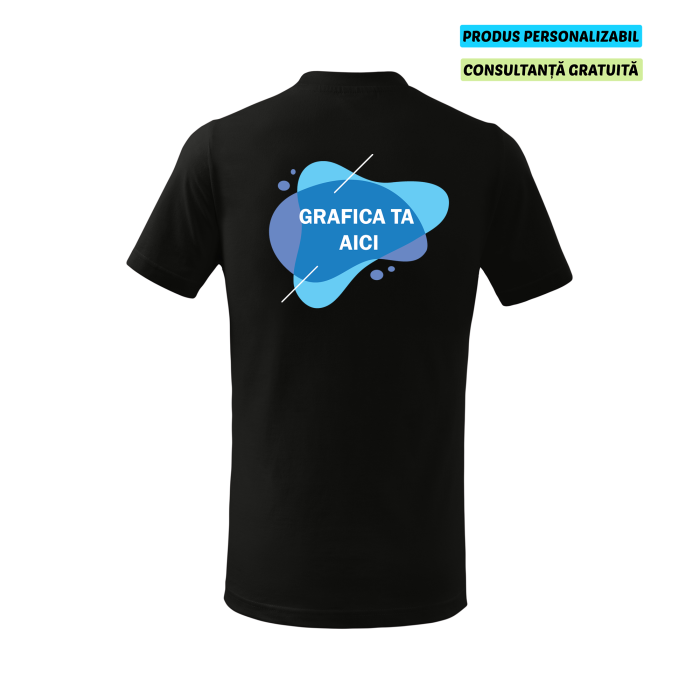 Malfini Tricou Copii Negru Personalizat