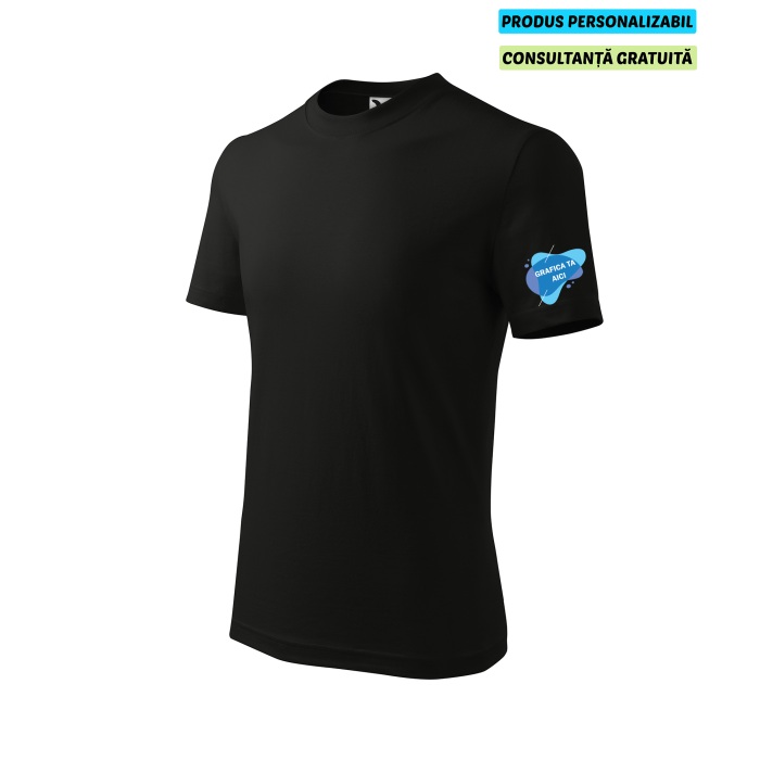 Malfini Tricou Copii Negru Personalizat