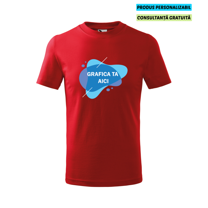 Malfini Tricou Copii Rosu Personalizat
