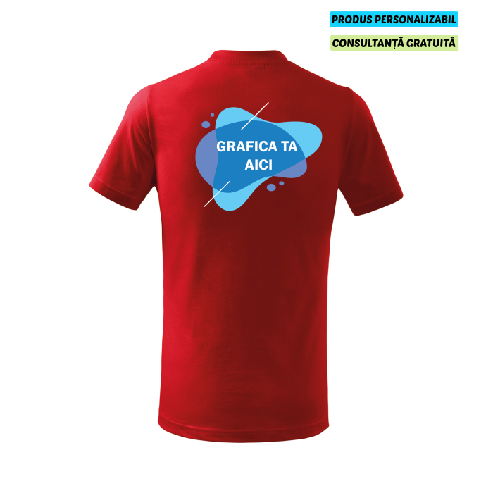 Malfini Tricou Copii Rosu Personalizat