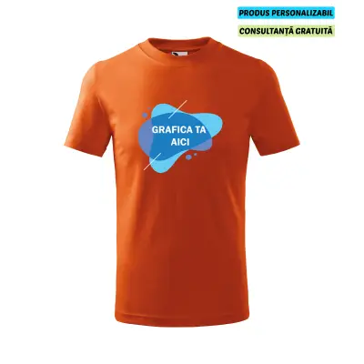 Malfini Tricou Copii Portocaliu Personalizat