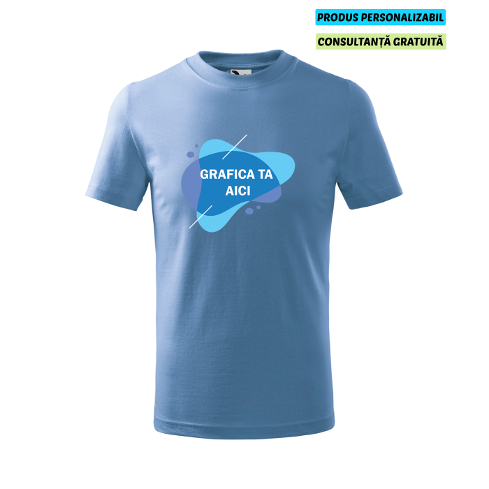 Malfini Tricou Copii Bleu Personalizat