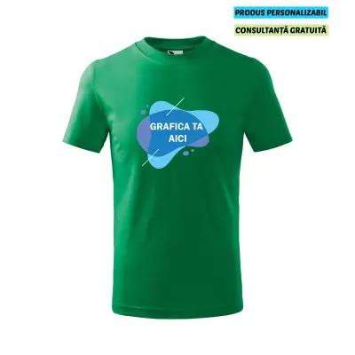 Malfini Tricou Copii Verde Personalizat