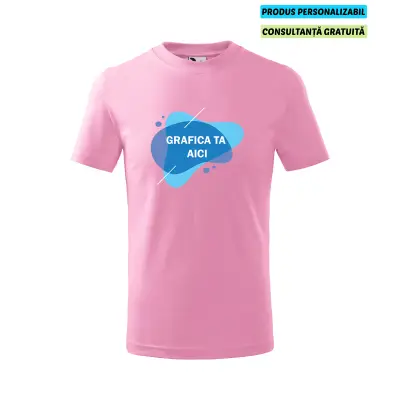Malfini Tricou Copii Roz Personalizat