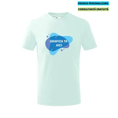 Malfini Tricou Copii Verde frost Personalizat