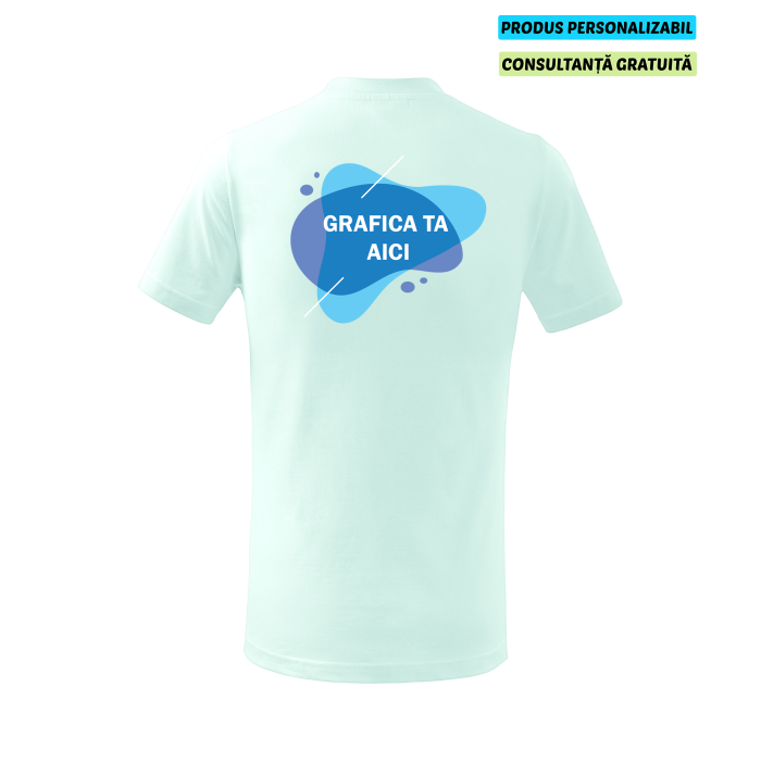 Malfini Tricou Copii Verde frost Personalizat