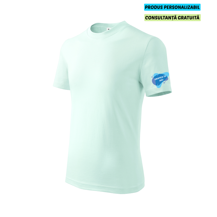 Malfini Tricou Copii Verde frost Personalizat