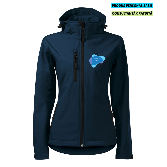 Malfini Jacheta Softshell Dama Bleumarine PERFORMANCE Personalizata