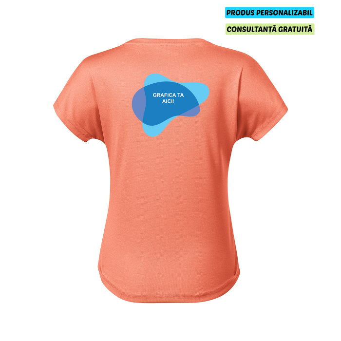 Malfini Tricou Dama Sunset melanj Chance (GRS) Personalizat