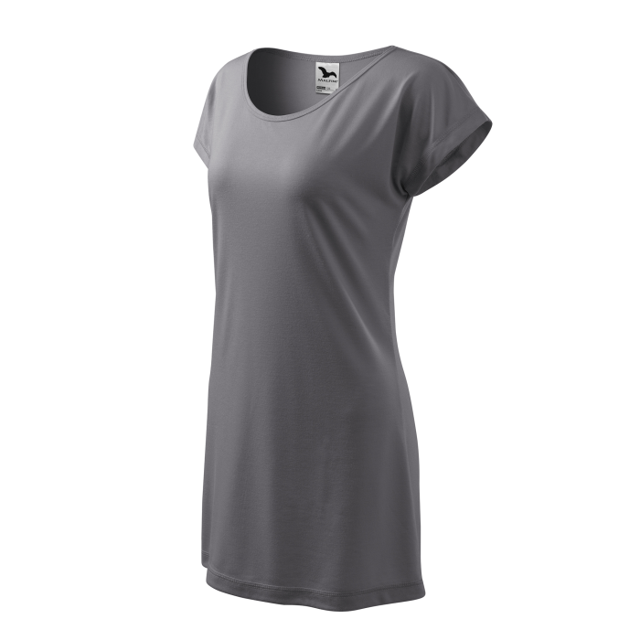Malfini Tricou/rochie Dama Gri metalic Love