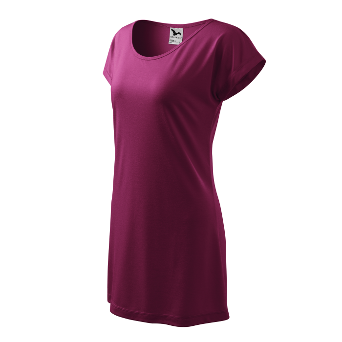Malfini Tricou/rochie Dama Visiniu Love