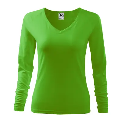 Malfini Tricou maneca lunga Dama Verde mar Elegance