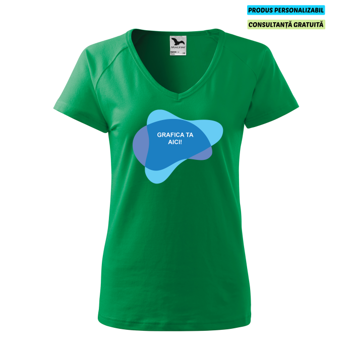 Malfini Tricou Dama Verde Dream Personalizat