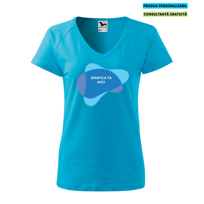 Malfini Tricou Dama Turcoaz Dream Personalizat Malfini Tricou Dama Turcoaz Dream Personalizat