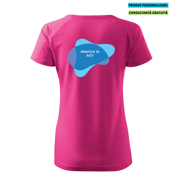 Malfini Tricou Dama Purpuriu Dream Personalizat