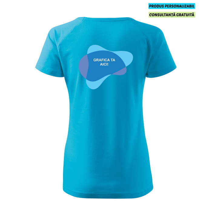 Malfini Tricou Dama Turcoaz Dream Personalizat Malfini Tricou Dama Turcoaz Dream Personalizat