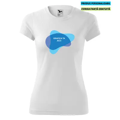 Malfini Tricou Dama Alb Fantasy Personalizat
