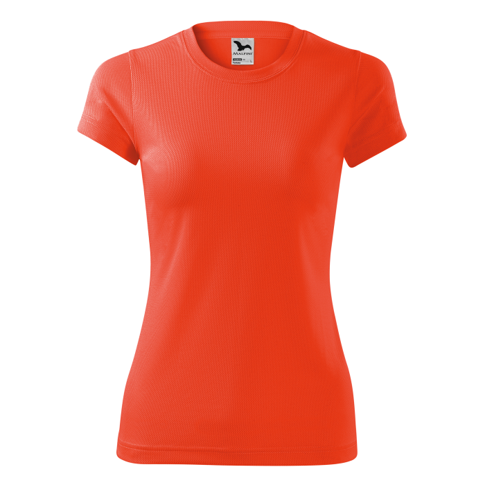 Malfini Tricou Dama Portocaliu neon Fantasy