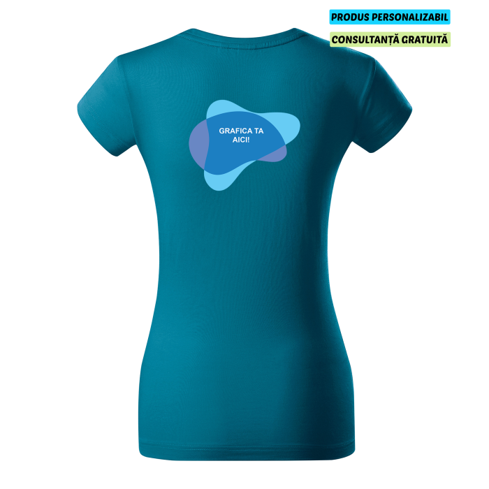 Malfini Tricou Dama Albastru petrol Exclusive Supima Personalizat Malfini Tricou Dama Albastru petrol Exclusive Supima Personalizat