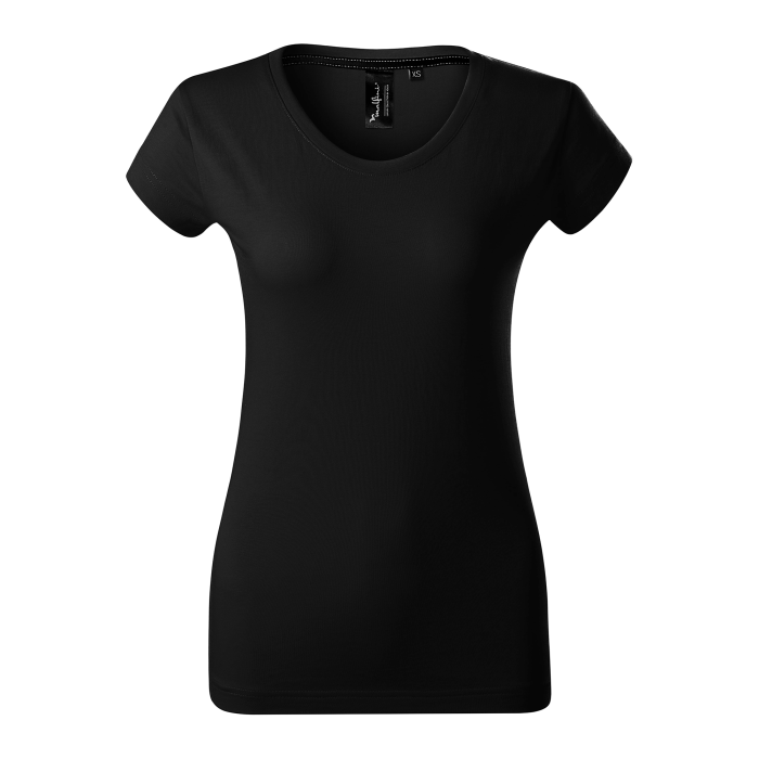 Malfini Tricou Dama Negru Exclusive Supima