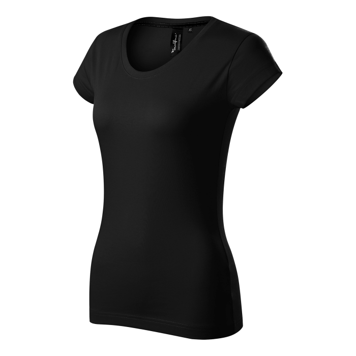 Malfini Tricou Dama Negru Exclusive Supima