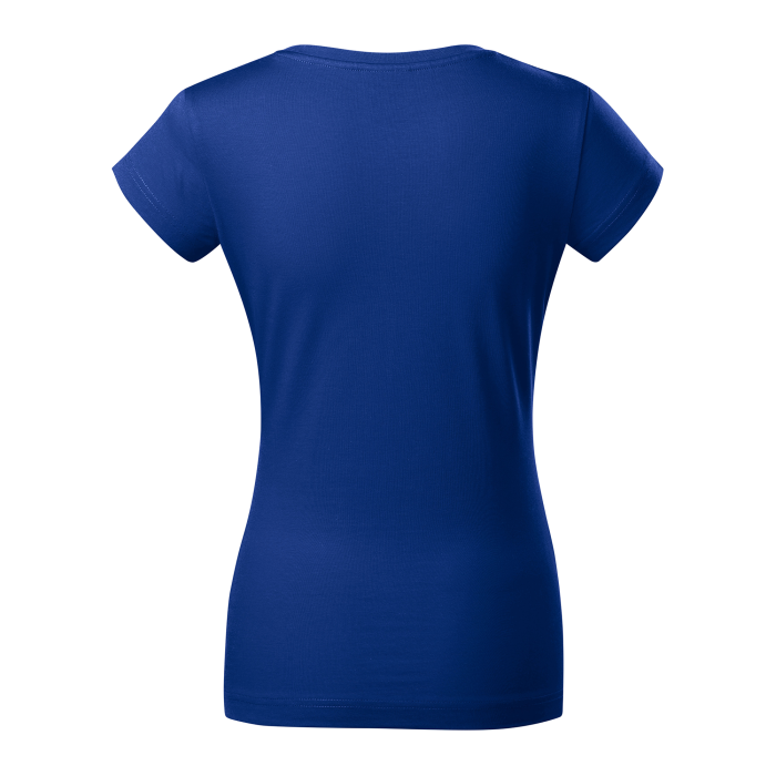 Malfini Tricou Dama Albastru regal Fit V-neck