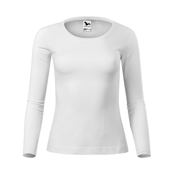 Malfini Tricou maneca lunga Dama Alb FIT-T LS