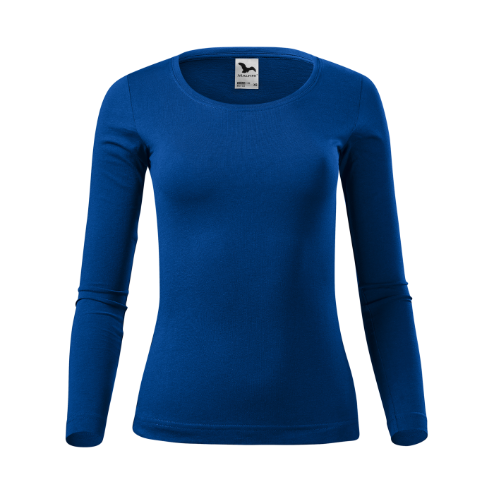 Malfini Tricou maneca lunga Dama Albastru regal FIT-T LS