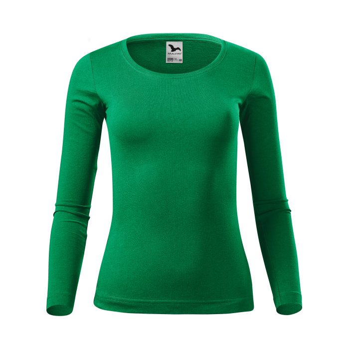 Malfini Tricou maneca lunga Dama Verde FIT-T LS