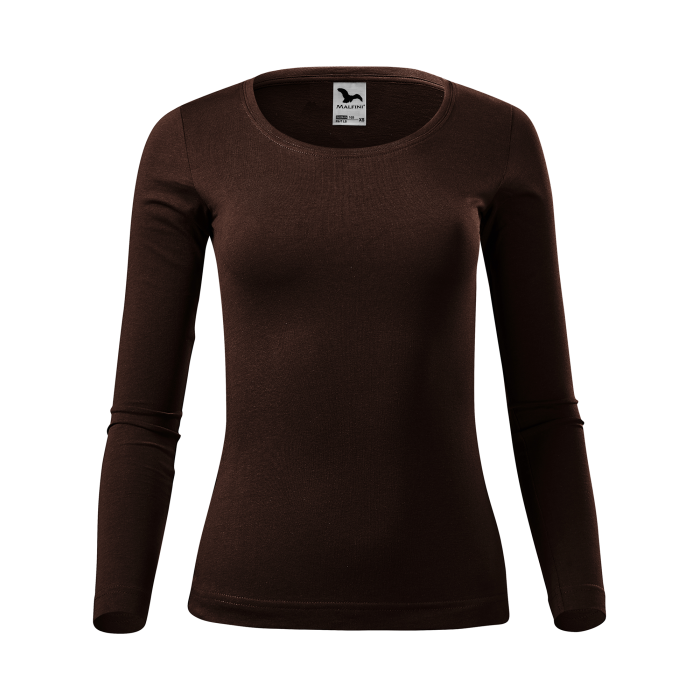 Malfini Tricou maneca lunga Dama Cafeniu FIT-T LS Malfini Tricou maneca lunga Dama Cafeniu FIT-T LS