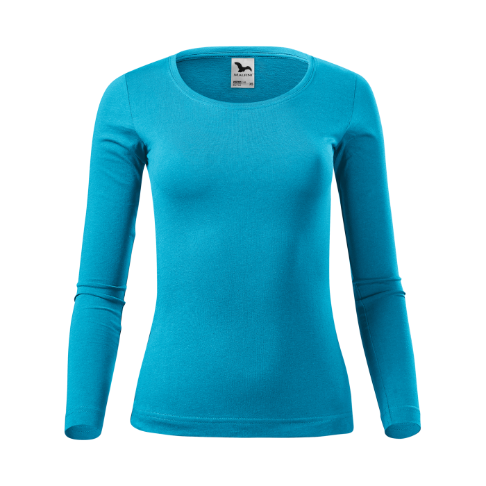 Malfini Tricou maneca lunga Dama Turcoaz FIT-T LS