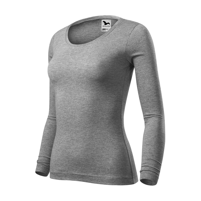 Malfini Tricou maneca lunga Dama Gri inchis FIT-T LS Malfini Tricou maneca lunga Dama Gri inchis FIT-T LS