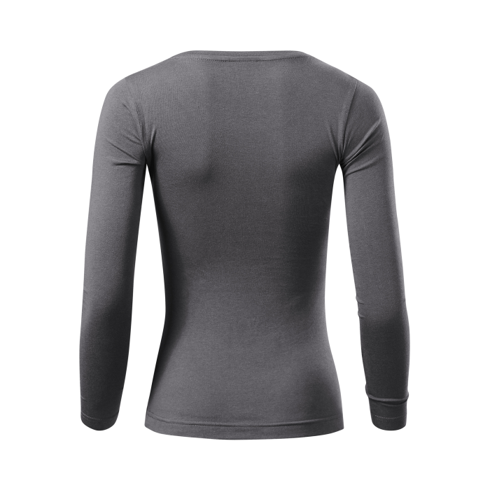 Malfini Tricou maneca lunga Dama Gri metalic FIT-T LS