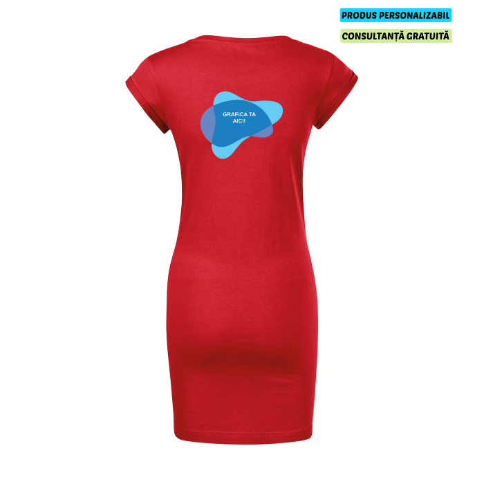 Malfini Rochie Dama Rosu Freedom Personalizata