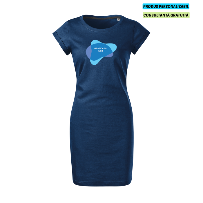 Malfini Rochie Dama Albastru midnight Freedom Personalizata