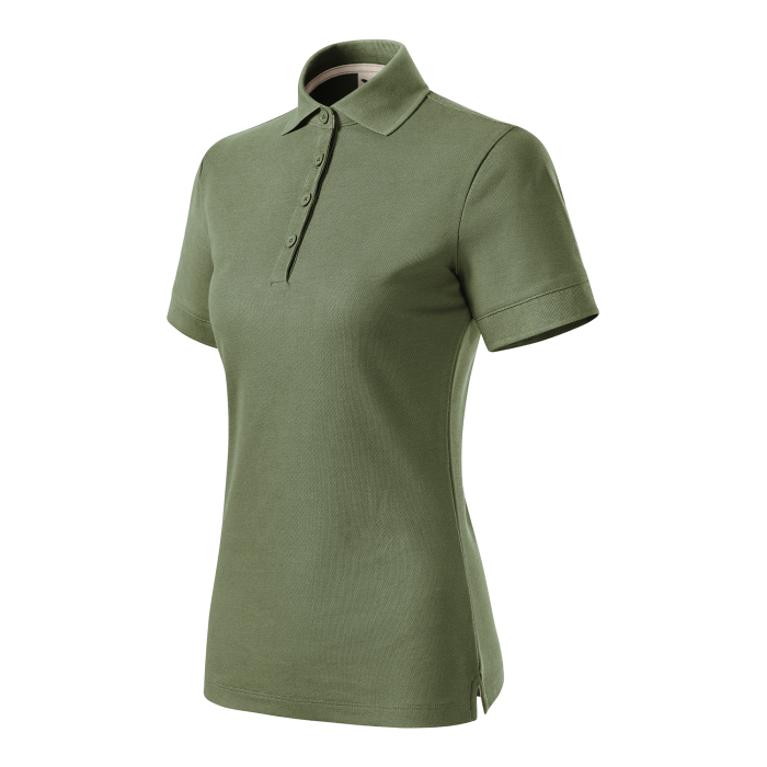 Malfini Tricou Polo Dama Verde kaki Prime Bumbac Organic