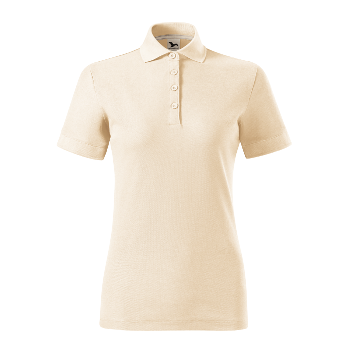 Malfini Tricou Polo Dama Bej Prime Bumbac Organic