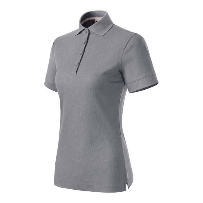 Malfini Tricou Polo Dama Gri antic Prime Bumbac Organic