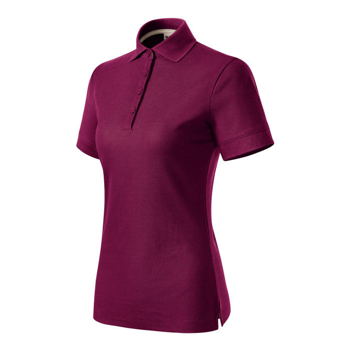 Malfini Tricou Polo Dama Pruna Prime Bumbac Organic
