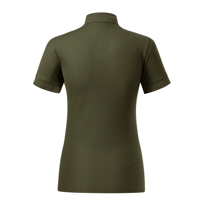 Malfini Tricou Polo Dama Verde militar Prime Bumbac Organic